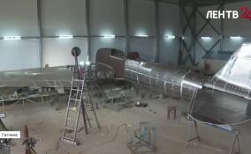 В ходе восстановления штурмовика Ил-2 в Гатчине обнаружен заводской номер самолета