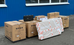 Дроны, технику и генераторы отправили на передовую из Всеволожского района