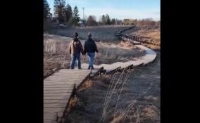 Тосненский водопад: в Ленобласти появилась новая экотропа со смотровыми площадками