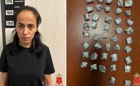 В Мурино задержали мигрантку с 42 свертками наркотиков