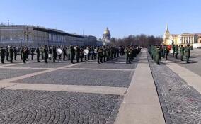 В Петербурге состоялась первая репетиция оркестра к Параду Победы