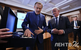 Встреча делегаций Ленинградской и Брестской областей в объективе ЛенТВ24