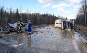 За сутки в Ленобласти ликвидированы последствия 12 ДТП: спасены 12 человек