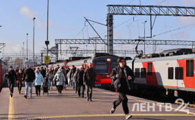 Запуск тактового движения поездов между Гатчиной и Петербургом – в объективе ЛенТВ24