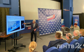 Участникам «Молодой гвардии» Ленобласти проводят лекцию о развитии космической отрасли