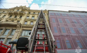 Тушение пожара в доме на Невском проспекте заняло более пяти часов
