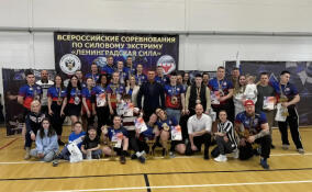 Ленинградские спортсмены блестяще выступили на Всероссийских соревнованиях по силовому экстриму