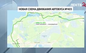 Курсирующий между Сосновым Бором и Санкт-Петербургом автобус № 403 изменит схему движения