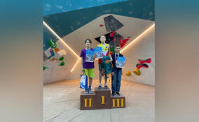 Никита Земнухов из Соснового Бора стал лучшим на всероссийским турнире по скалолазанию