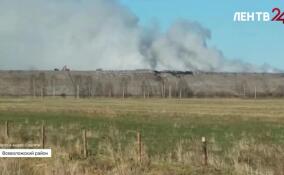 МЧС ликвидирует возгорание на полигоне твердых бытовых отходов в Лепсари