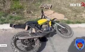 В Гатчине инспекторы предотвратили пробег на питбайках