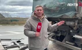 Госэконадзор Ленобласти проверяет грузовики в Волосовском районе