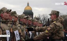 Курсанты Военной академии Росгвардии приняли участие в репетиции Парада Победы на Дворцовой площади