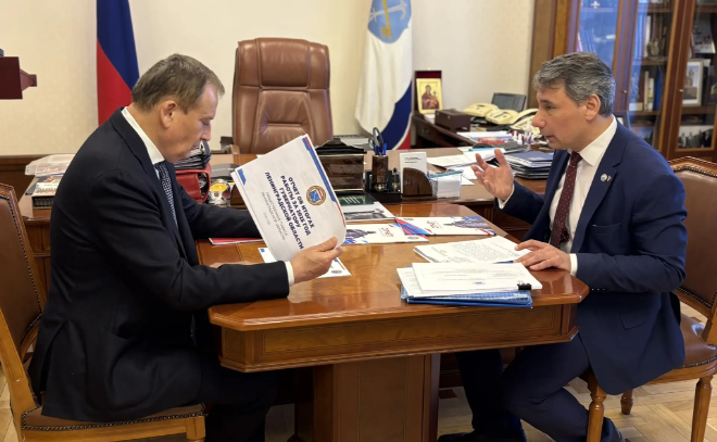 Александр Дрозденко обсудил с Александром Габитовым итоги работы Общественной палаты в 2025 году