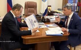 Губернатор Ленобласти провел встречу с Александром Габитовым