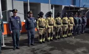Ленобласть помогла восстановить пожарную часть в Херсонской области