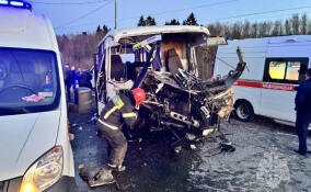В ДТП с автобусом на А-120 один человек погиб и 10 пострадали