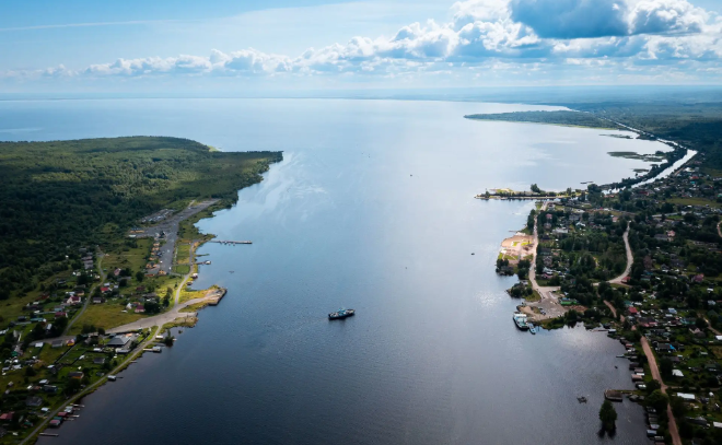 Работа паромной переправы в Вознесенье приостановлена из‑за непогоды
