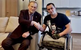 Глава Ленобласти встретился с участниками СВО в Кластере во Всеволожске