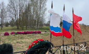 В Коркино захоронили останки 78 красноармейцев