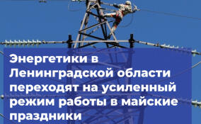 Энергетики Ленобласти переходят на усиленный режим работы в майские праздники