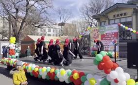 Жители Выборга активно и целыми семьями отметили Первомай
