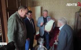 В преддверии Дня Победы губернатор Ленобласти поздравил 101-летнего ветерана из Кировска