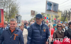 Александр Дрозденко рассказал о своих дедах-фронтовиках на шествии «Бессмертного полка»