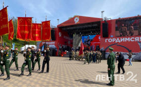 Во Всеволожске в парке «Песчанка» прошел парад кадетских классов