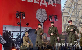 Тот самый миг окончания войны: артисты оживили историю 1418-го дня во Всеволожском парке