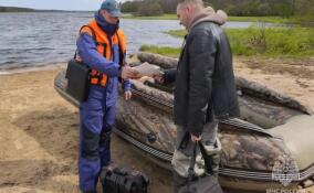 В Лужском районе выявили семь нарушителей правил пользования маломерными судами