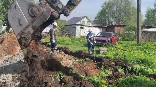 Ремонт водопровода в деревне Проба вышел на финишную прямую