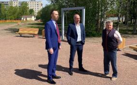 В Светогорске благоустраивают городской парк
