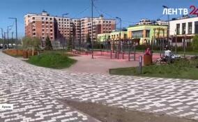 В Буграх открылось благоустроенное общественное пространство на Полевой улице