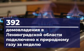 В Ленобласти за неделю к газу подключили 392 дома