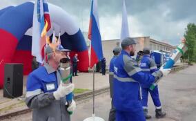 Газ пришел в восемь деревень Сланцевского района