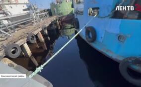 Полузатонувшее судно «Лия» нанесло реке Луге ущерб более чем на 103 млн рублей