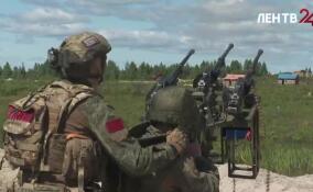 На военном полигоне в Каменке прошли учения мобильных огневых групп