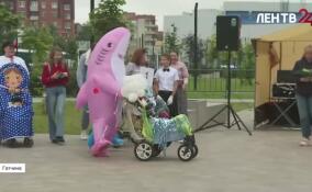 В Гатчине прошел парад детских колясок