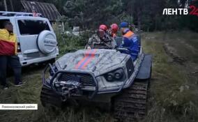 Спасатели вызволили людей у озера Лубенское. Из-за непогоды дорогу к водоему завалило деревьями