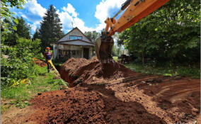 Более 2,5 км газовых сетей построили в поселке Федоровское