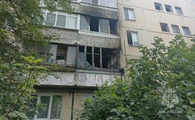 Два балкона пятиэтажки загорелись в Лаголово: эвакуированы пять человек