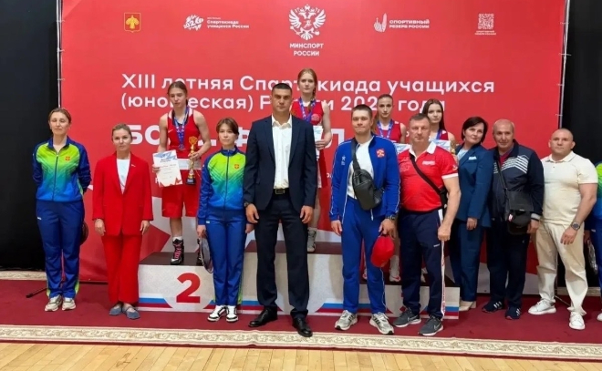 Юная боксерша из Отрадного завоевала золото XIII летней Спартакиады учащихся России