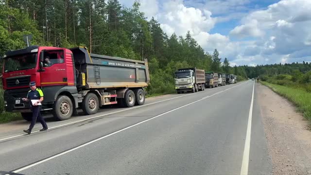 На дорогах Тосненского района остановили уже семь грузовиков-нарушителей