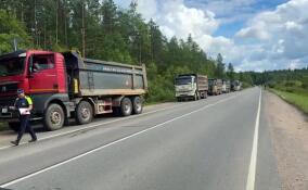 На дорогах Тосненского района остановили уже семь грузовиков-нарушителей