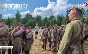 В Царскосельском парке воссоздали эпизод Брусиловского прорыва