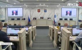 Заксобрание Ленобласти провело внеочередное заседание