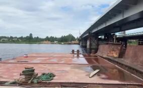 Мост через реку Лугу в Кингисеппском районе готовят к запуску движения