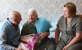 Ветеран из Сланцев Мария Павлова отметила 95‑й день рождения