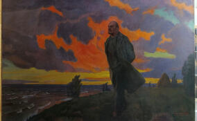 Реставраторы из Ленобласти восстановили картину «Ленин в Разливе»